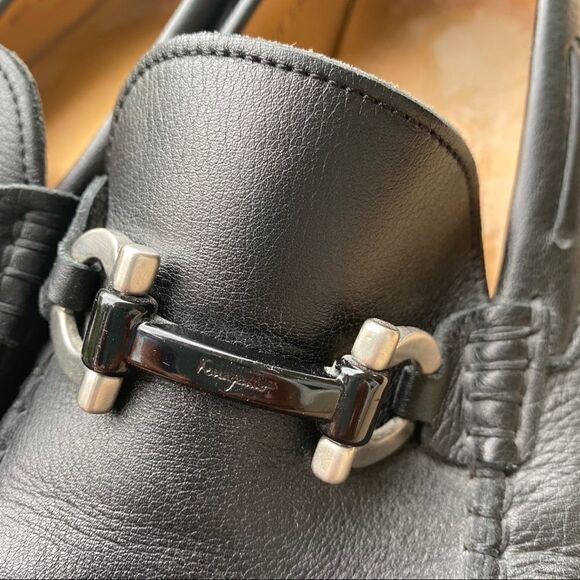 Salvatore Ferragamo Leather Bit Loafers - Picture 6 of 8